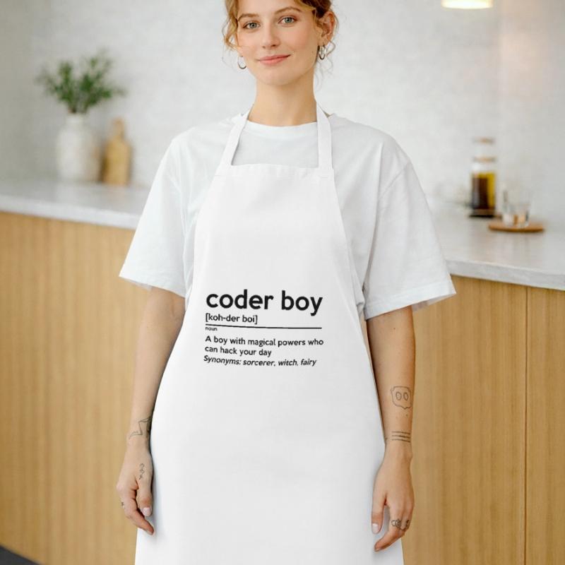 Coding Boy Definition Noun Software Developer Prog Kochschürze