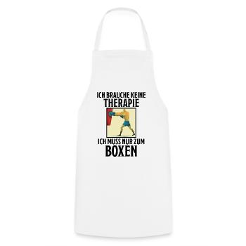 Boxen Lustiger Spruch Boxsack Boxer Sport Geschenk - Kochschürze - Weiß - Vorne - AI Model Male 185 dark (185cm)