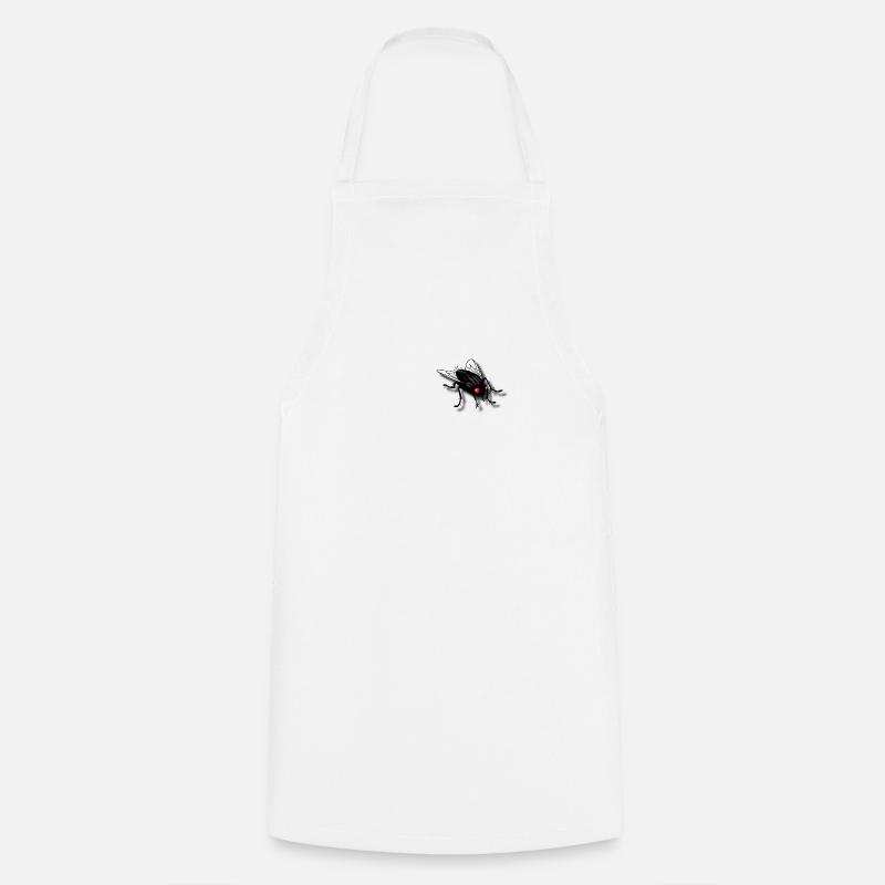 funny fly - Cooking Apron - white