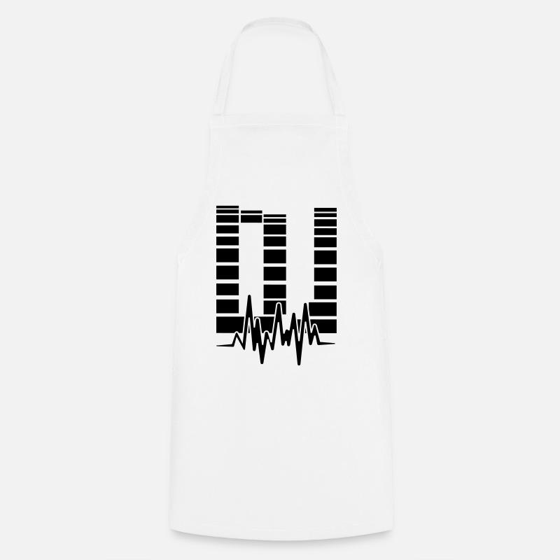 dj - Tablier de cuisine - blanc