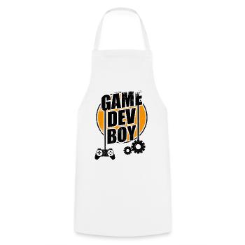 Jeu Dev Boy - Tablier de cuisine - blanc - Devant - AI Model Male 185 dark (185cm)