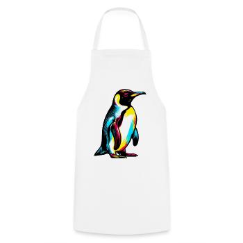 Pingouin - Tablier de cuisine - blanc - Devant - AI Model Male 185 dark (185cm)