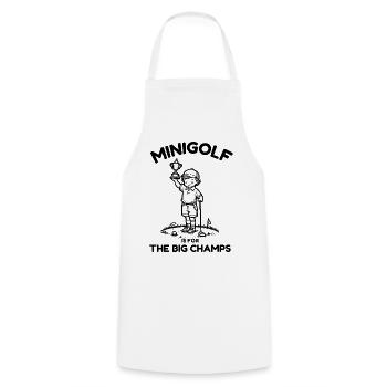 -golf pour enfants - Tablier de cuisine - blanc - Devant - AI Model Male 185 dark (185cm)