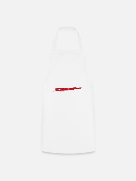 Farbkleckse Kleckse Farbspritzer Maler Geschenk - Kochschürze - Weiß