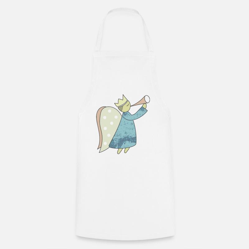 Ange de Noël - Tablier de cuisine - blanc