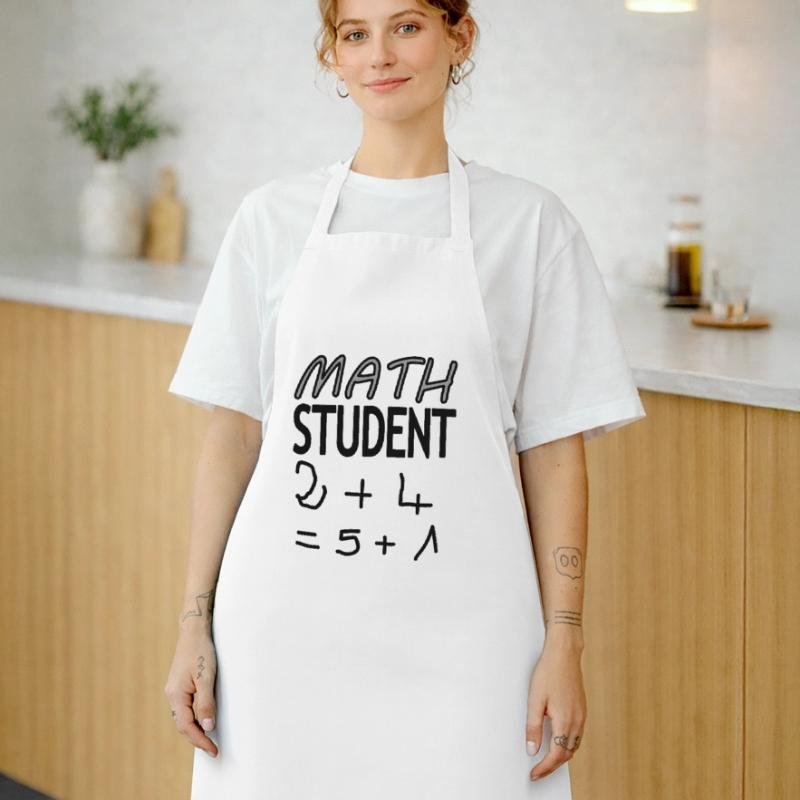 Math Student Math Student Math Study Gift Cooking Apron
