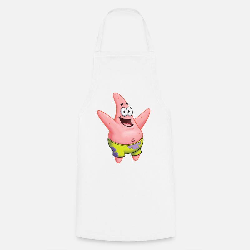 Bob l'Éponge Design de Patrick Étoile - Tablier de cuisine - blanc