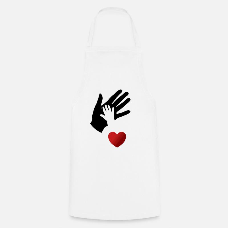 Mutter und Kind Mutterschaft Muttermilch Geschenk - Kochschürze - Weiß