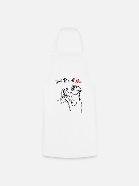 Jack Russell Terrier - Tablier de cuisine - blanc