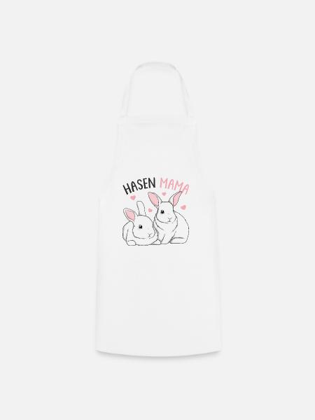 Hasen Mama - Kochschürze - Weiß