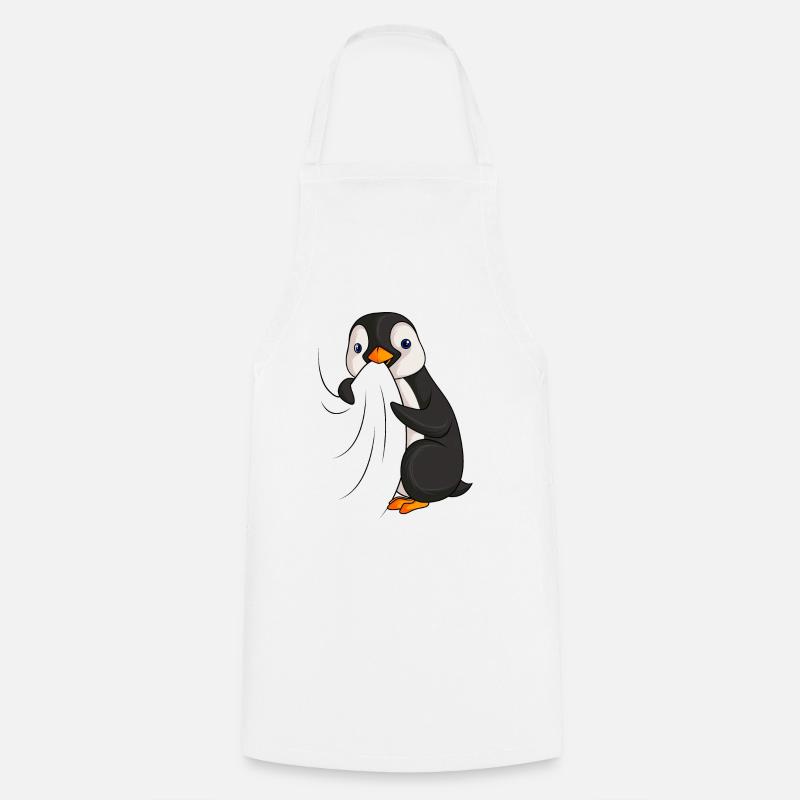 Pingouin - Tablier de cuisine - blanc