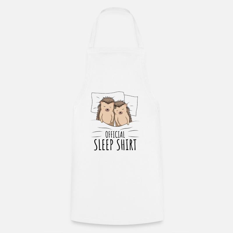 Hérisson - Tablier de cuisine - blanc