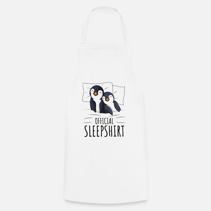 Penguin - Cooking Apron - white