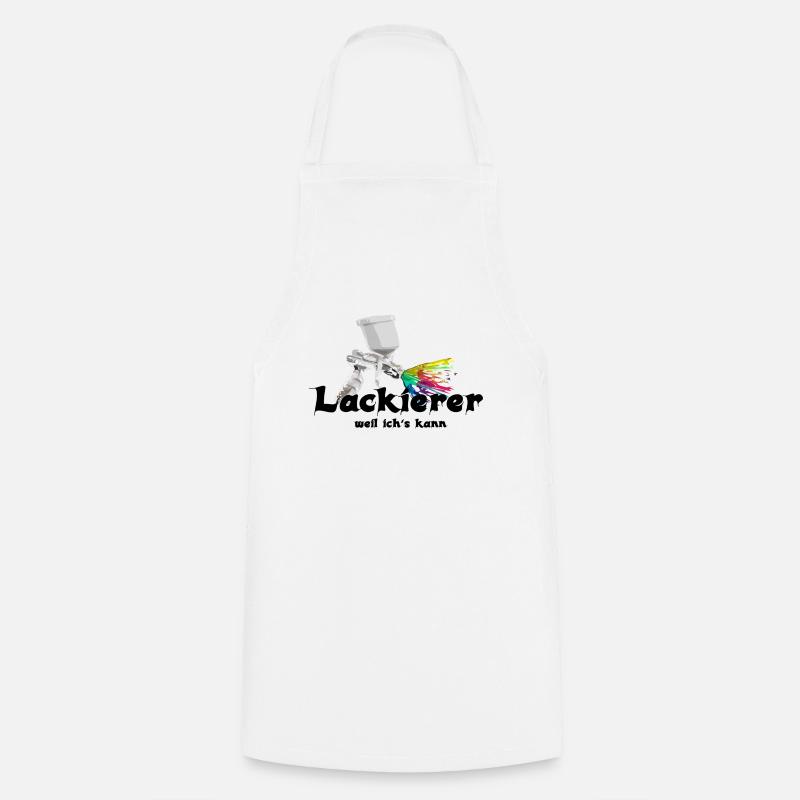 Lackierer - Kochschürze - Weiß