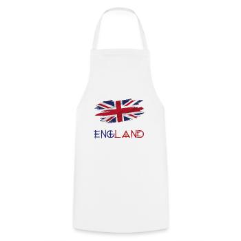Flagge Patriot Geschenk Heimat Land Fahne England - Kochschürze - Weiß - Vorne - AI Model Male 185 dark (185cm)