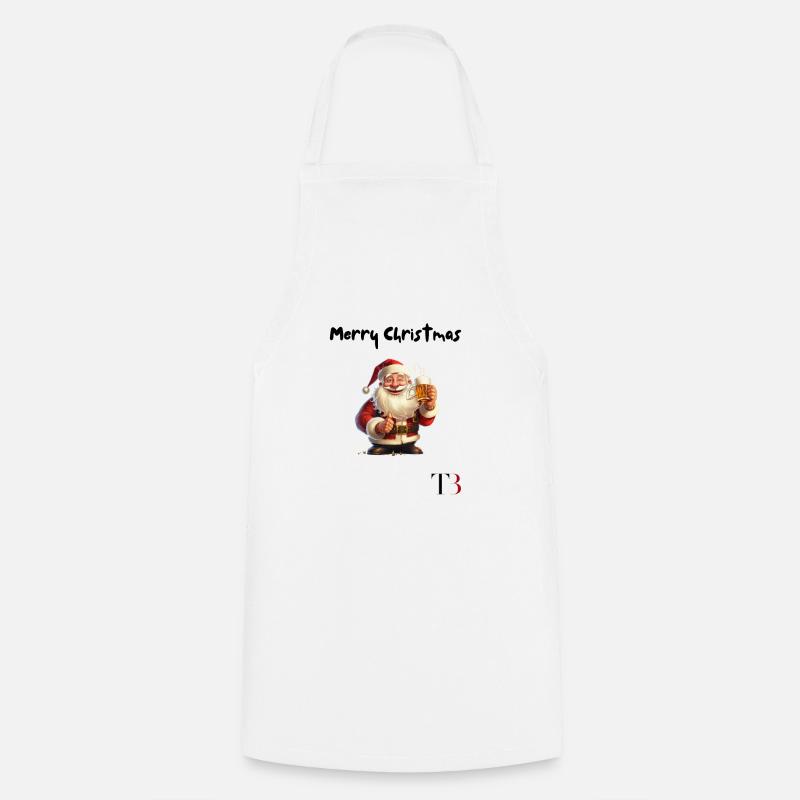 Merry Christmas - Cooking Apron - white