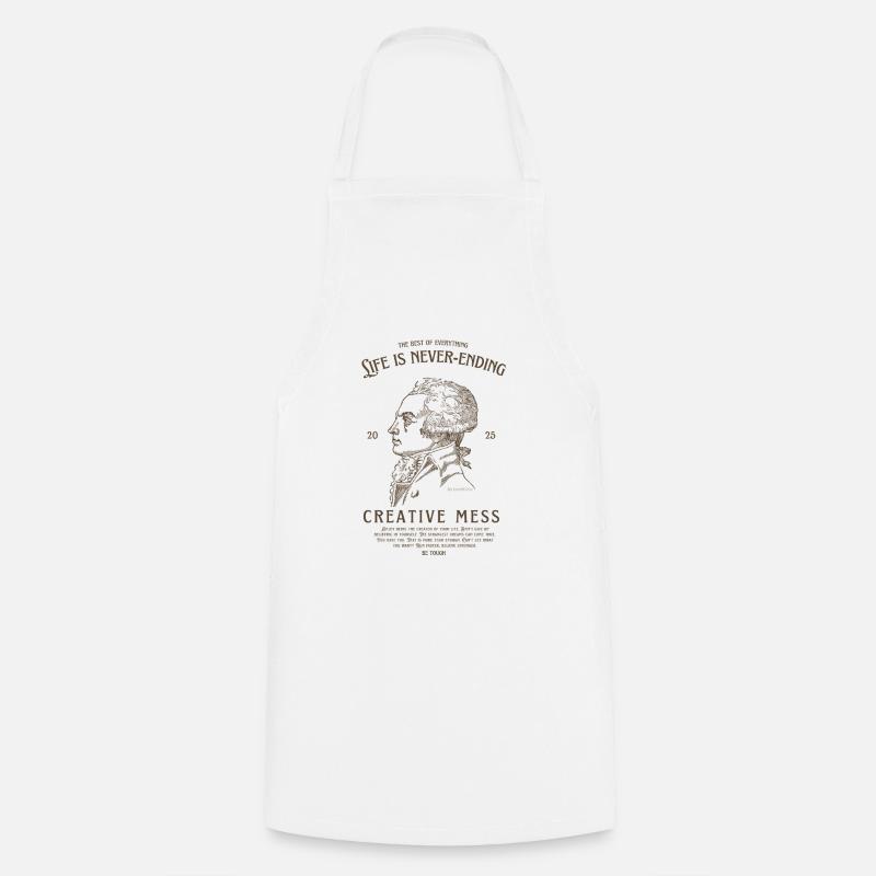 DÉSORDRE CRÉATIF - Tablier de cuisine - blanc
