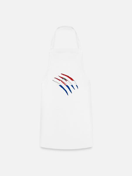 Kroatien Hrvatska - Kochschürze - Weiß