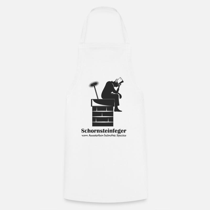 Ramonage sur ramoneur ramoneur - Tablier de cuisine - blanc