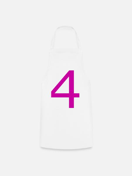 4 - Kochschürze - Weiß