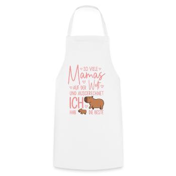 So viele Mamas Beste Mama Baby Muttertag Geschenk - Kochschürze - Weiß - Vorne - AI Model Male 185 dark (185cm)