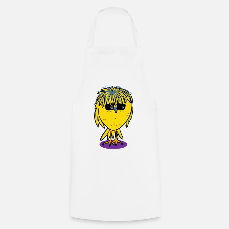 Oiseau « B » - Tablier de cuisine - blanc