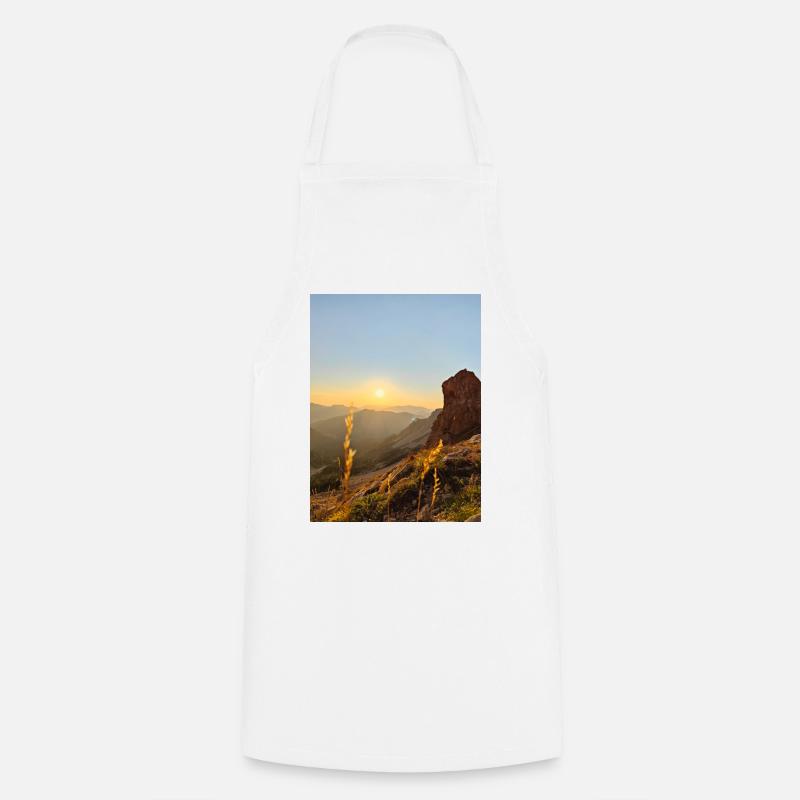 Sunset - Cooking Apron - white