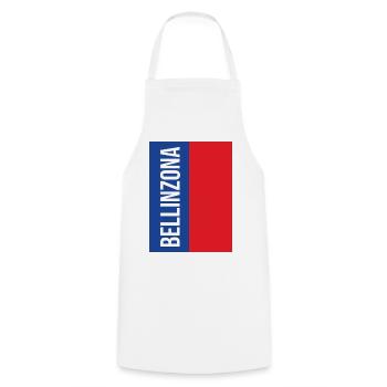 Bellinzona Souvenir - Cooking Apron - white - Front - AI Model Male 185 dark (185cm)
