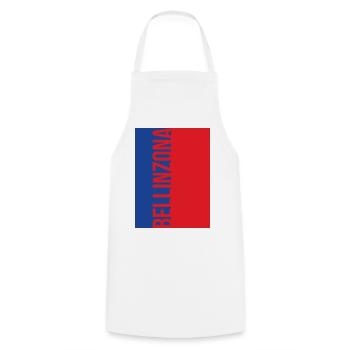 Bellinzona Ticino T-Shirt Souvenir - Cooking Apron - white - Front - AI Model Male 185 dark (185cm)