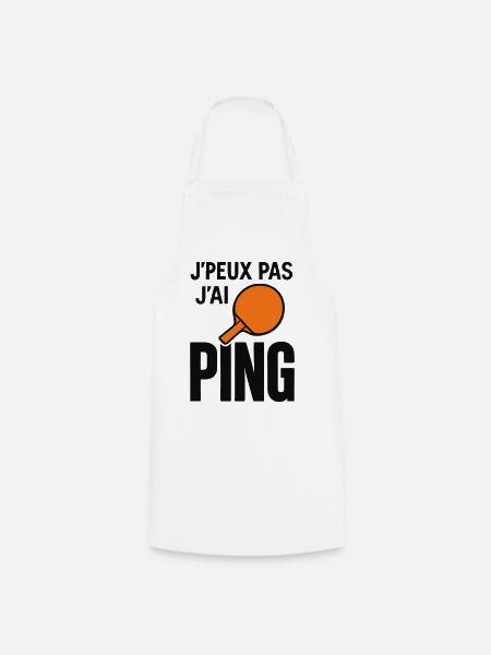 Ich kann nicht, ich ping. - Kochschürze - Weiß