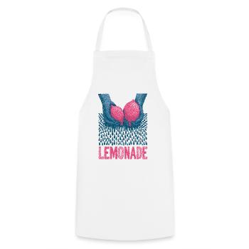 Lemonade Hände Blau Pink Retro - Kochschürze - Weiß - Vorne - AI Model Male 185 dark (185cm)