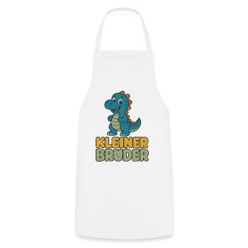 Kleiner Bruder Dino Shirt - Kochschürze - Weiß - Vorne - AI Model Male 185 dark (185cm)