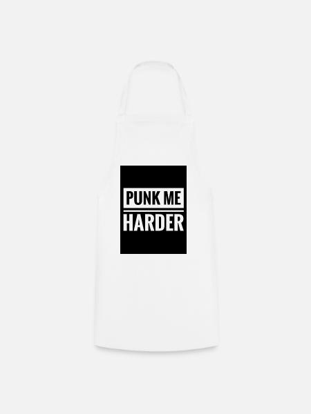 Punk Me Harder  - Kochschürze - Weiß