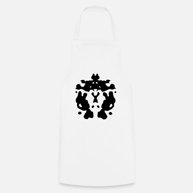 Rorschach - Tablier de cuisine - blanc