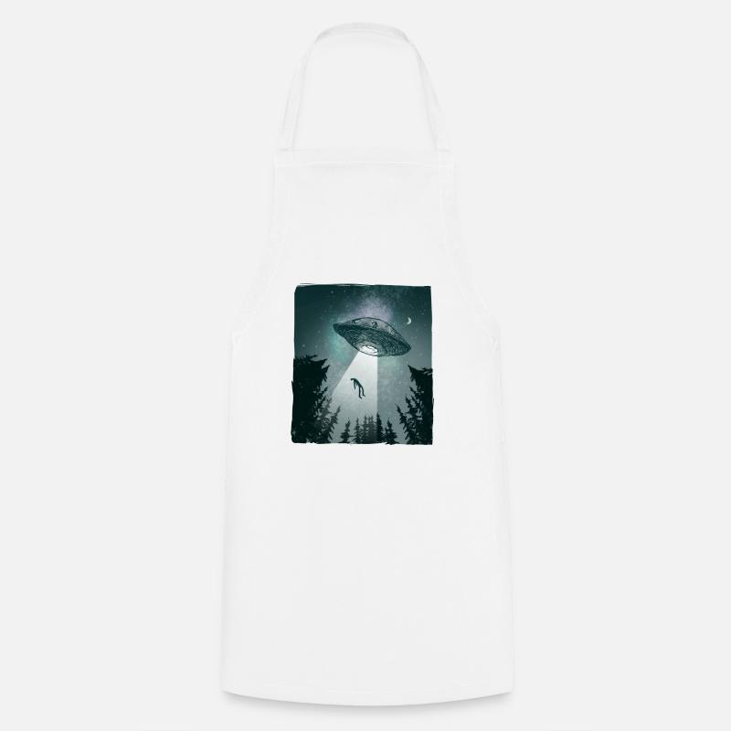 Handpan UFO - Cooking Apron - white