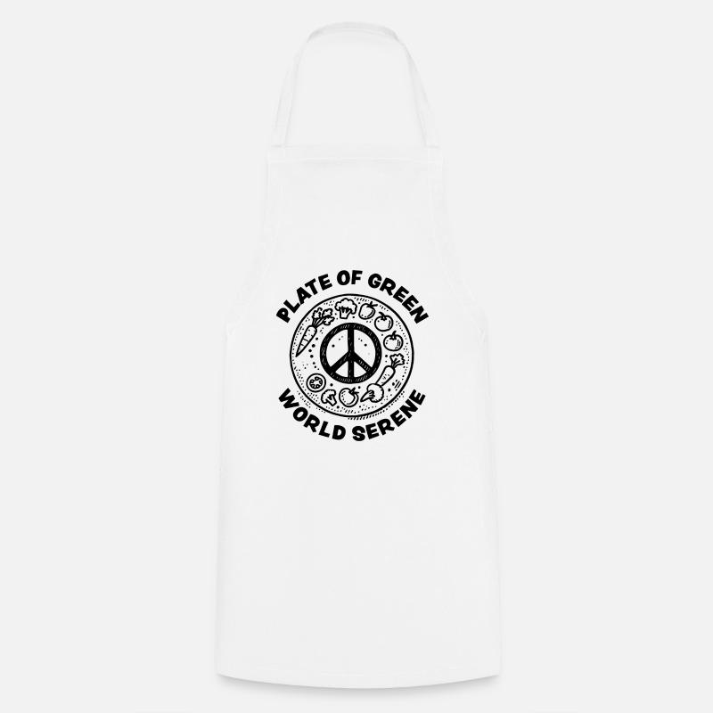 World serene - Cooking Apron - white