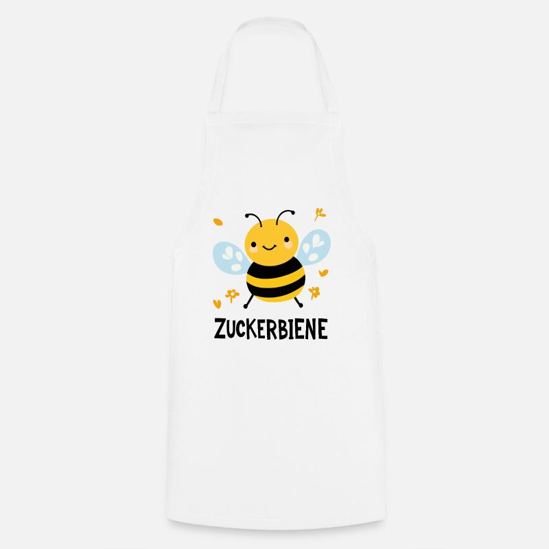 Sugar bee - Cooking Apron - white