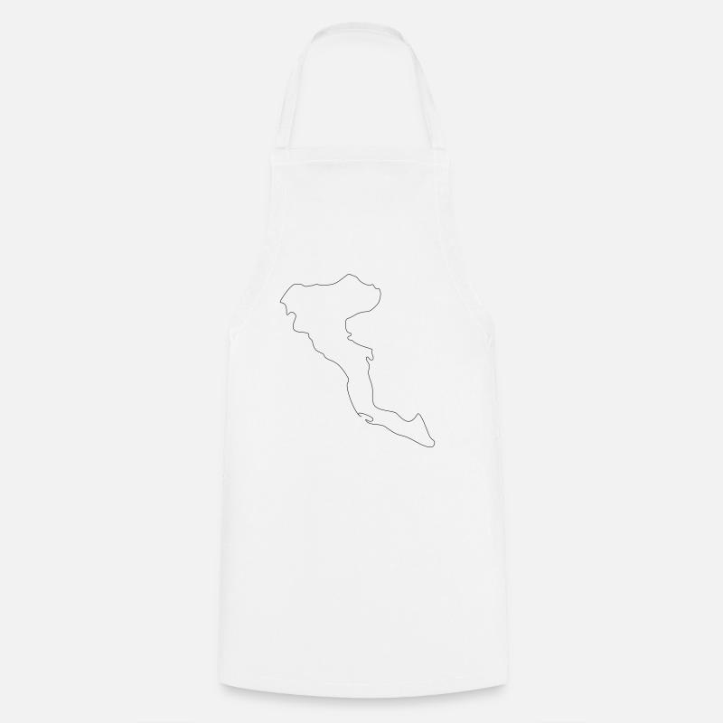 Corfu - Cooking Apron - white