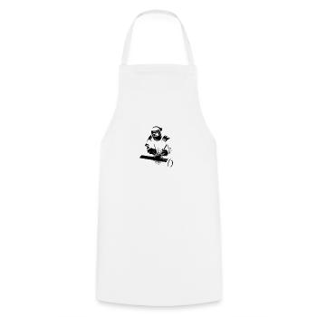 Soudage design soudeur - Tablier de cuisine - blanc - Devant - AI Model Male 185 dark (185cm)