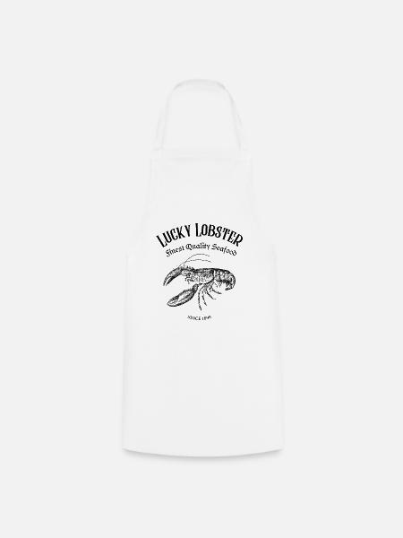 Lucky Lobster - Kochschürze - Weiß