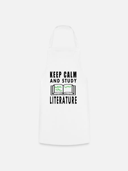 Literatur studieren Buch lesen Literatur-Student - Kochschürze - Weiß