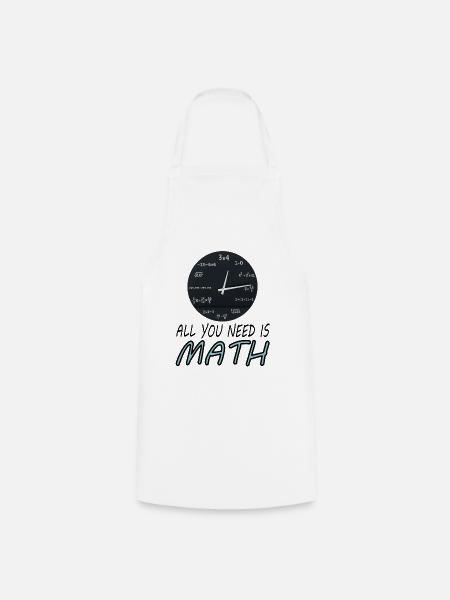 Mathe studieren Mathe-Student Mathstudium Geschenk - Kochschürze - Weiß