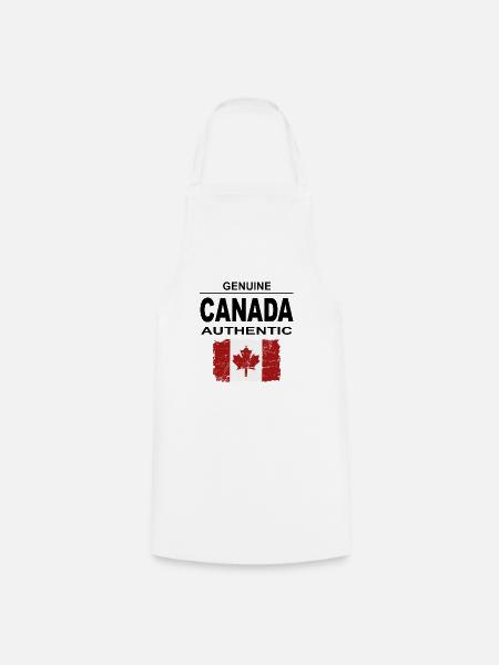 Kanada - Maple Leaf - Canada - Kochschürze - Weiß