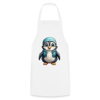 Razorbill - Cooking Apron - white - Front - AI Model Male 185 dark (185cm)