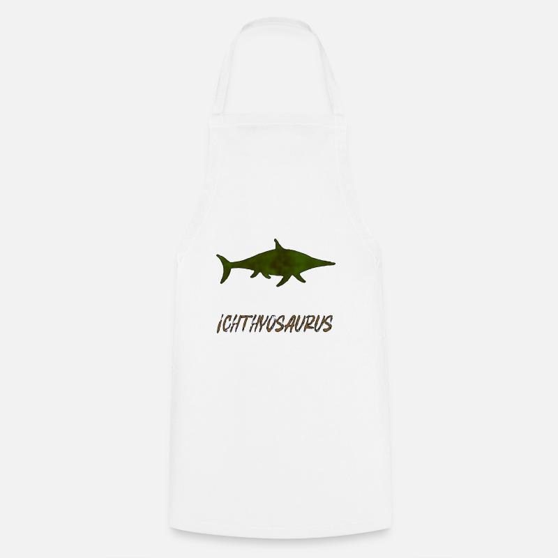 Ichthyosaurus - Kochschürze - Weiß