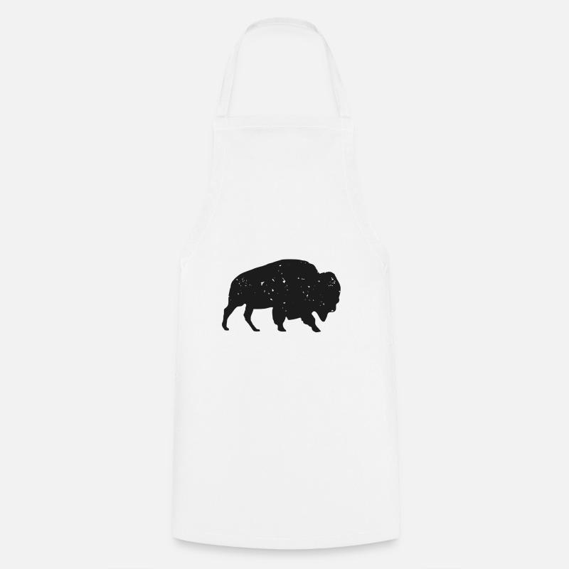 Bison - Kochschürze - Weiß