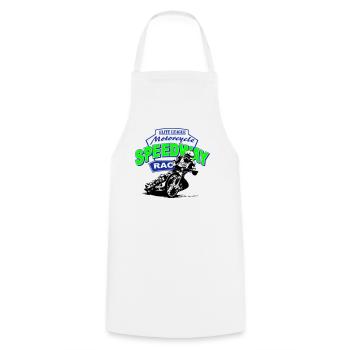 Motorcycle Speedway Racing - Kochschürze - Weiß - Vorne - AI Model Male 185 dark (185cm)