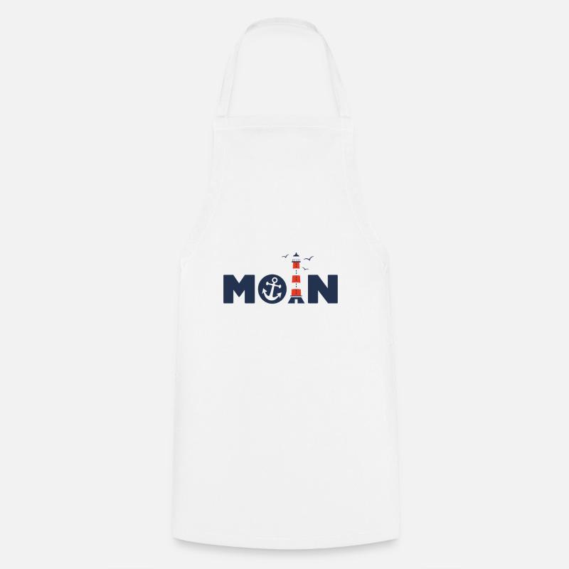 Moin - Kochschürze - Weiß