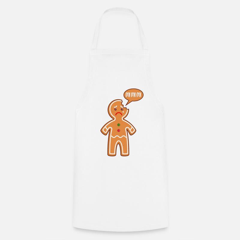 Gingerbread man Mimimi Mi Mi Mi baker baking pastries - Cooking Apron - white