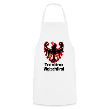 Trentin Welschtirol - Tablier de cuisine - blanc - Devant - AI Model Male 185 dark (185cm)